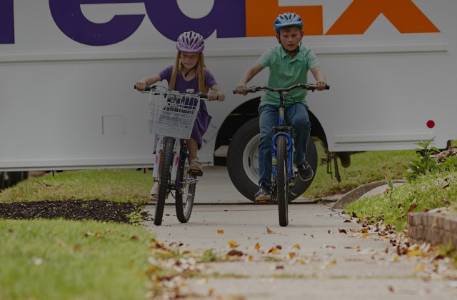 FedEx mobile background
